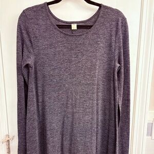 Old Navy Charcoal Long Sleeve Dress